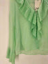 ザラ ZARA NWT COMBINATION RUFFLED BLOUSE コンビネーションn フリル ブラウス レディース import:XS